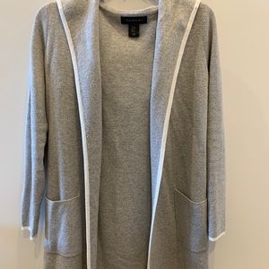Tahari Hooded Cardigan! Size XS.